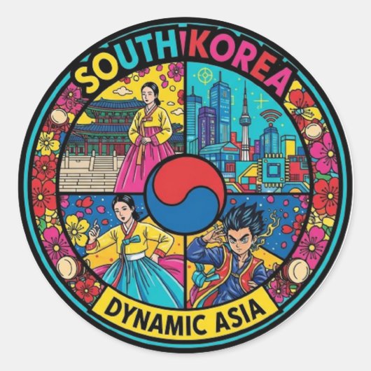 韓国 ラウンドシール (正面)