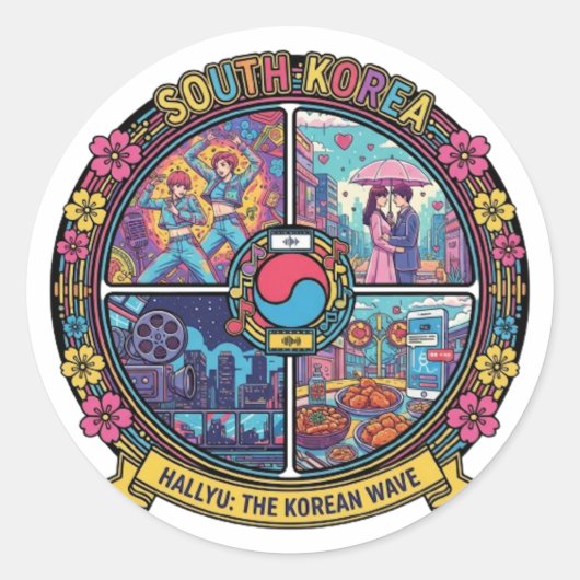 韓国 ラウンドシール (正面)