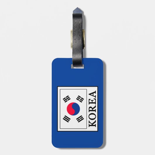 韓国 ラゲッジタグ (裏面縦)