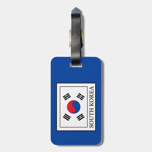 韓国 ラゲッジタグ (裏面縦)