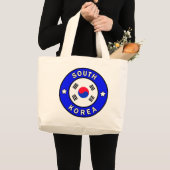 韓国 ラージトートバッグ (正面(商品))