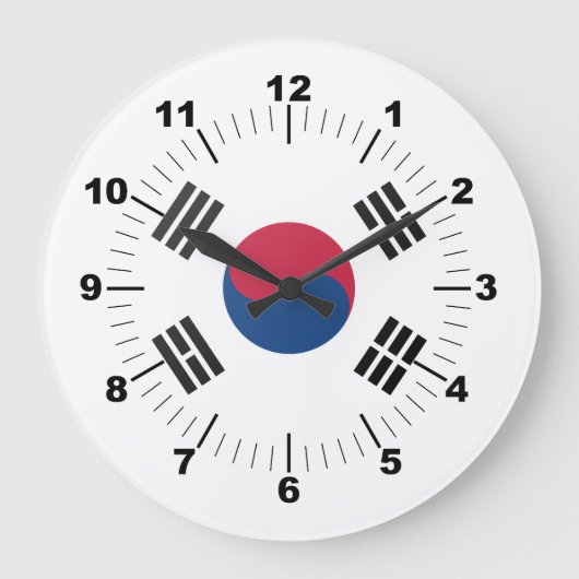 韓国 ラージ壁時計 (正面)