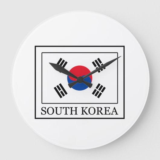 韓国 ラージ壁時計 (正面)