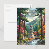 韓国・五台山国立公園 ポストカード (正面/裏面)