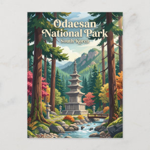 韓国・五台山国立公園 ポストカード