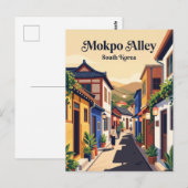 韓国 仁川 旧市街 エリア 釜山 ポストカード (正面/裏面)