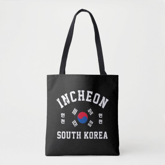 韓国 仁川 Tシャツ トートバッグ (正面)