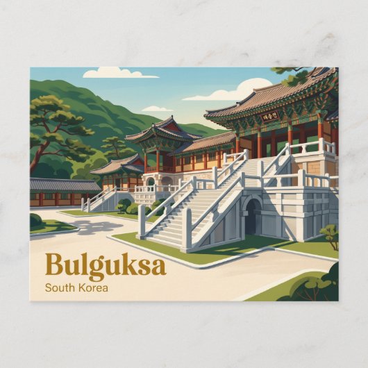 韓国 仏国寺 ポストカード (正面)
