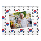 韓国 | 写真한국 달력 2025韓国国旗の挿入 カレンダー (カバー)