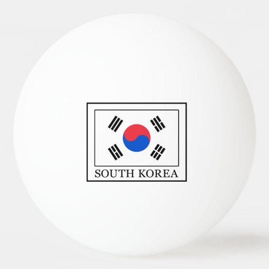 韓国 卓球ボール (正面)