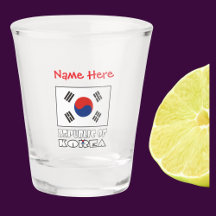 韓国 南朝鮮 国旗 赤 カスタマイズ