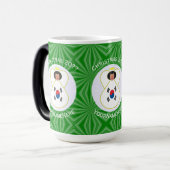 韓国(南部)エンジェル クリスマス フラッグ オーダーメイド モーフィングマグカップ (正面左)