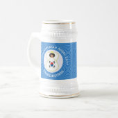 韓国（南）ハヌッカエンジェル年と名前B ビールジョッキ (正面左)