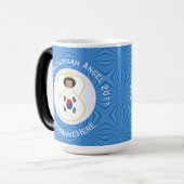 韓国（南）ハヌッカエンジェル年とM モーフィングマグカップ (正面左)