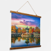 韓国 吊り下げ型タペストリー (傾斜あり)