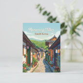 韓国 寶城の路地 ポストカード (スタンド正面)