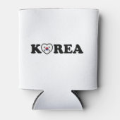 韓国 愛 ハート 旗 缶クーラー (正面)