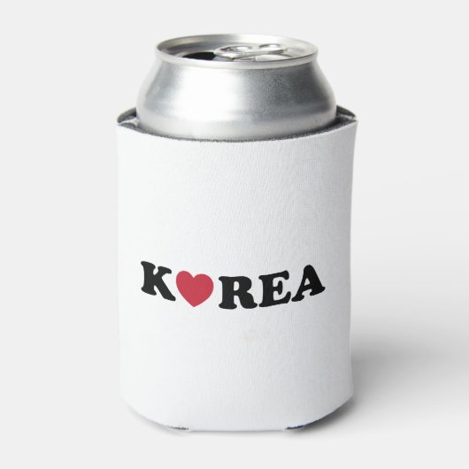 韓国 愛 ハート 缶クーラー (缶正面)