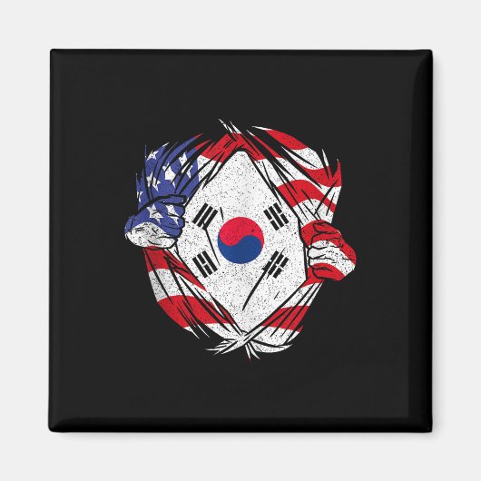 韓国 愛 韓国 誇り 韓国人 愛国心 マグネット (正面)