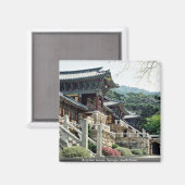 韓国・慶州・ブルクサ寺院 マグネット (正面/裏面)