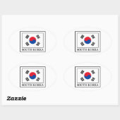 韓国 楕円形シール (シート)