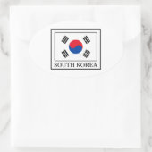 韓国 楕円形シール (バッグ)