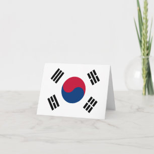 韓国（韓国）フラグ カード