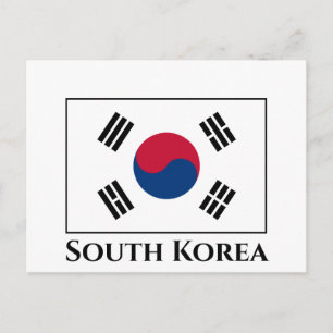韓国（韓国）国旗 ポストカード