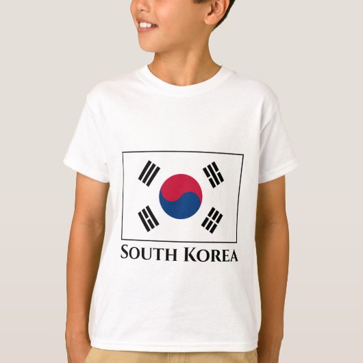 韓国（韓国）国旗 Tシャツ (正面)