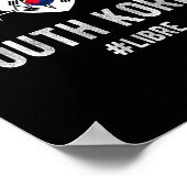 韓国 #libre 韓国 Pride 韓国愛国者 ポスター (角)