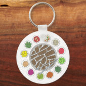 韓国BBQバーベキューローストブルゴギバンチャンフード キーホルダー (正面)