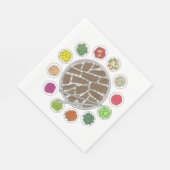 韓国BBQバーベキューローストブルゴギバンチャンフード スタンダードランチョンナプキン (角)