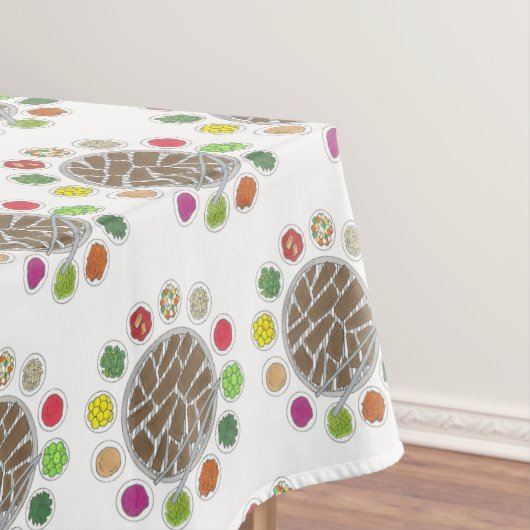 韓国BBQバーベキューローストブルゴギバンチャンフード テーブルクロス (インサイチュ)