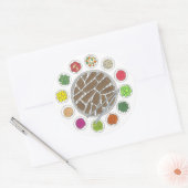 韓国BBQバーベキューローストブルゴギバンチャンフード ラウンドシール (封筒)