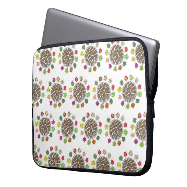 韓国BBQバーベキューローストブルゴギバンチャンフード ラップトップスリーブ (正面左)