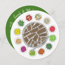 韓国BBQバーベキューローストブルゴギバンチャンフード 招待状