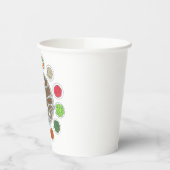 韓国BBQバーベキューローストブルゴギバンチャンフード 紙コップ (左)