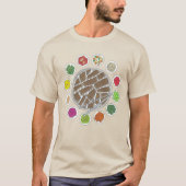 韓国BBQバーベキューローストブルゴギバンチャンフード Tシャツ (正面)