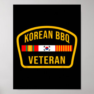 韓国Bbq退役軍人おもしろいフードラバージムチートデイ ポスター