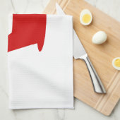 韓国BBQ(고기구이)標識 キッチンタオル (四つ折り)