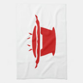 韓国BBQ(고기구이)標識 キッチンタオル (縦)