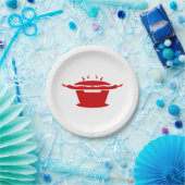 韓国BBQ(고기구이)標識 ペーパープレート (パーティー)