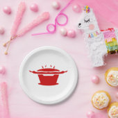 韓国BBQ(고기구이)標識 ペーパープレート (パーティー)