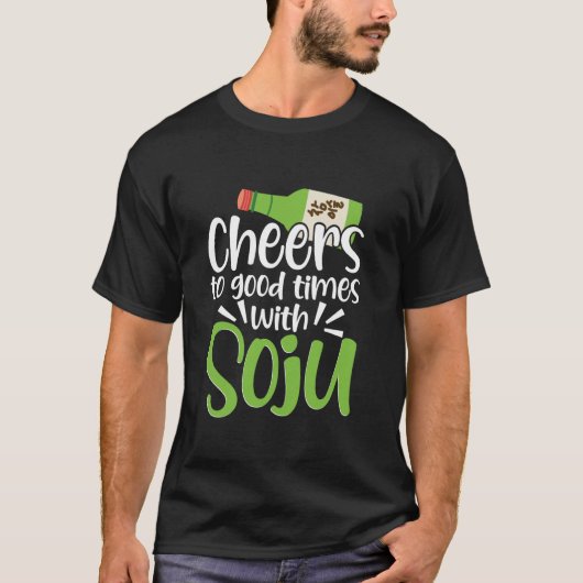 韓国Sojuアルコール飲料食品Kpop 1 Tシャツ (正面)