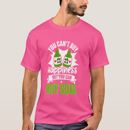韓国Sojuアルコール飲料食品Kpop Tシャツ (正面)