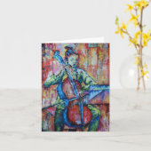 音および音楽II - Notecard カード (黄色い花)