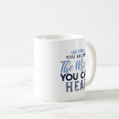 音が聞こえるほど引用文 コーヒーマグカップ (正面右)