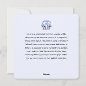 音が聞こえるほど引用文 シーズンカード (裏面)