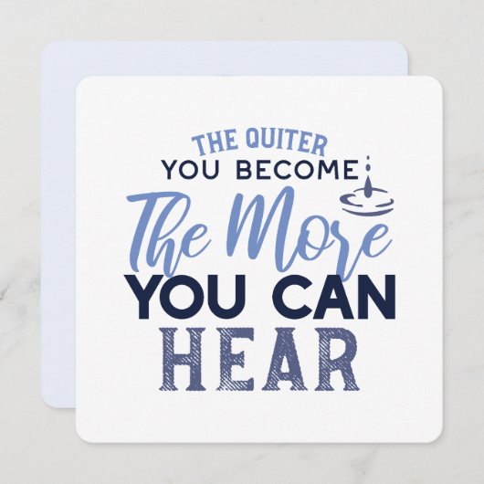 音が聞こえるほど引用文 シーズンカード (正面/裏面)