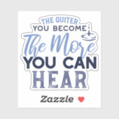 音が聞こえるほど引用文 シール (シート)